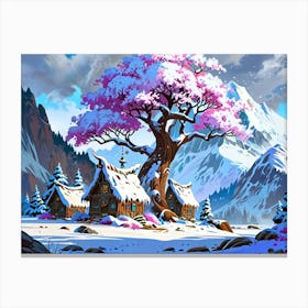 Winter Scene Canvas Print