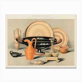 Greece Ceramics Canvas Print