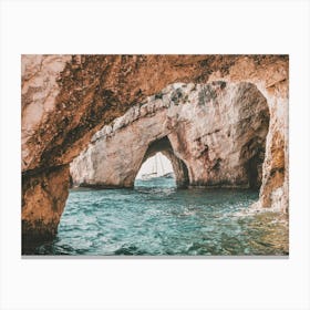 Ocean Caves Canvas Print