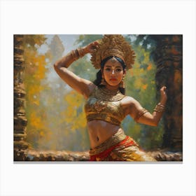 Angkor Thom Dancer Canvas Print