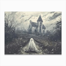 Ghost In The House 3 Canvas Print