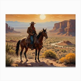 Wild West 3 40x30in 12000x9000px 42 Canvas Print