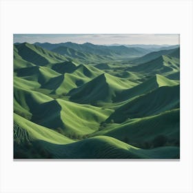 Green Hills 3 Canvas Print