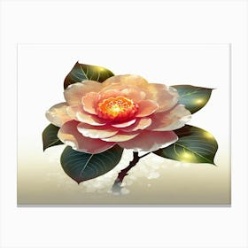 Camellia Flower Canvas Print