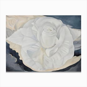 Georgia O'Keeffe - White Calico Rose, 1930 Canvas Print