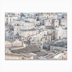 Ancient Matera, Italy Canvas Print
