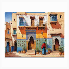 Saharan Village Canvas Print