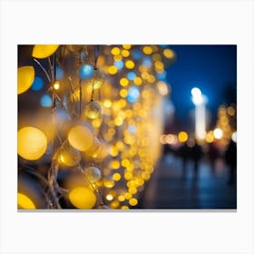 Christmas Lights 3 Canvas Print