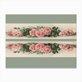 Pink Roses 7 Canvas Print