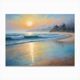 Seascape 1 40x30in 12000x9000px 41 Canvas Print