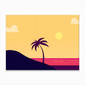 Special Sunset Art Canvas Print