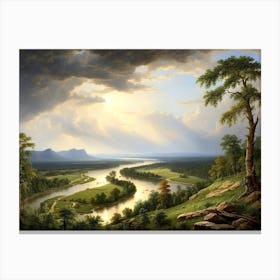 View Of The River Canvas Print