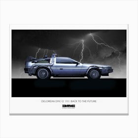 Delorean Canvas Print