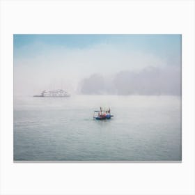 Mist Across Halong Bay Vietnam Canvas Print