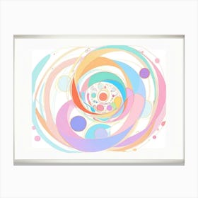 Abstract Swirls 6 Canvas Print