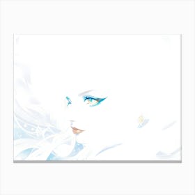 The blue-eyed girl 2 Canvas Print