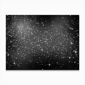 Deep Space Shining Star Background Canvas Print