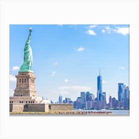 Statue Of Liberty In New York City Canvas Print