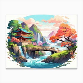 Asian Landscape 3 Canvas Print