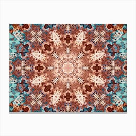 Solar Mandala Pattern And Texture 2 Canvas Print