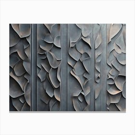 Abstract Metal Wall Art Canvas Print