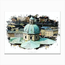 Dom, Salzburg, Austria Canvas Print