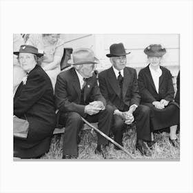 Petaluma, California, Portuguese Americans At The Festival Of The Holy Ghost By Russell Lee Canvas Print