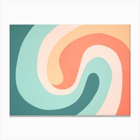 Abstract Swirl Canvas Print
