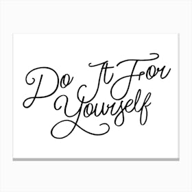 Do it Yourself Canvas Print
