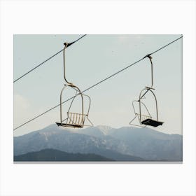 Cable Car In Sky Canvas Print