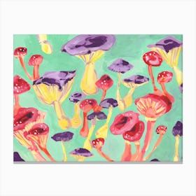 Magic Mushrooms Canvas Print