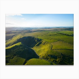 Aerial View Of The Moors 8 Canvas Print
