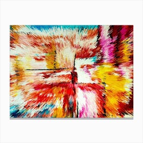 Acrylic Extruded Painting 150 Canvas Print