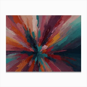 Abstract Burst Canvas Print