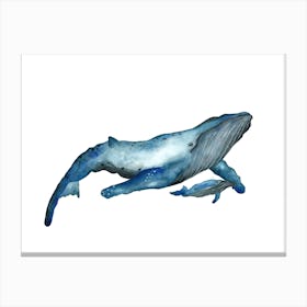 Whale Mama Canvas Print
