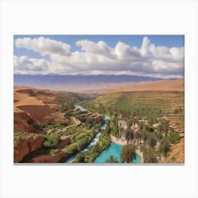 River In The Desert 1 Canvas Print