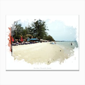 Otres Beach, Sihanoukville, Cambodia Canvas Print