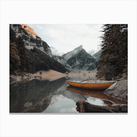 Rustic Canoe Canvas Print