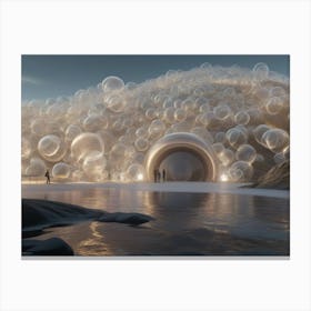 Bubbles In The Water Canvas Print