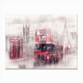 City Art London Westminster Collage Canvas Print