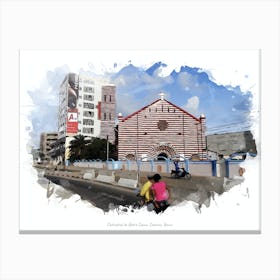 Cathedral De Notre Dame, Cotonou, Benin Canvas Print