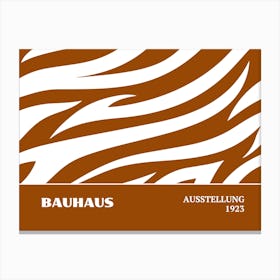 Bauhaus Orange Exhibition 19 Canvas Print