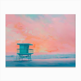 Lifeguard Tower 5 Canvas Print