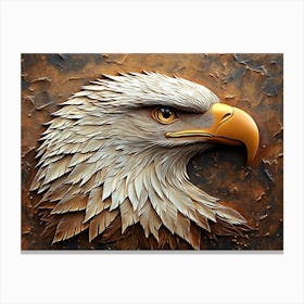 Beautiful 3d Eagle Canvas Print