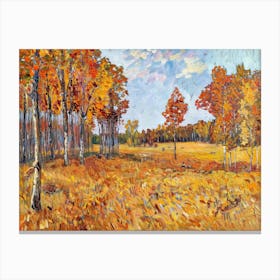 Autumn In The Woods 7 Canvas Print