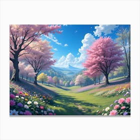 Cherry Blossoms 11 Canvas Print