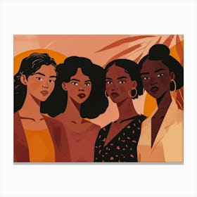 Women Of Color 5 Canvas Print