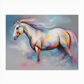 White Horse 7 Canvas Print