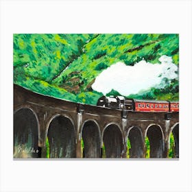 Hogwart Express, Train To Hogwart, Harry Potter Canvas Print