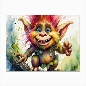 Troll (Water) Canvas Print